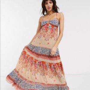 Free People give a little maxi dress Size Large